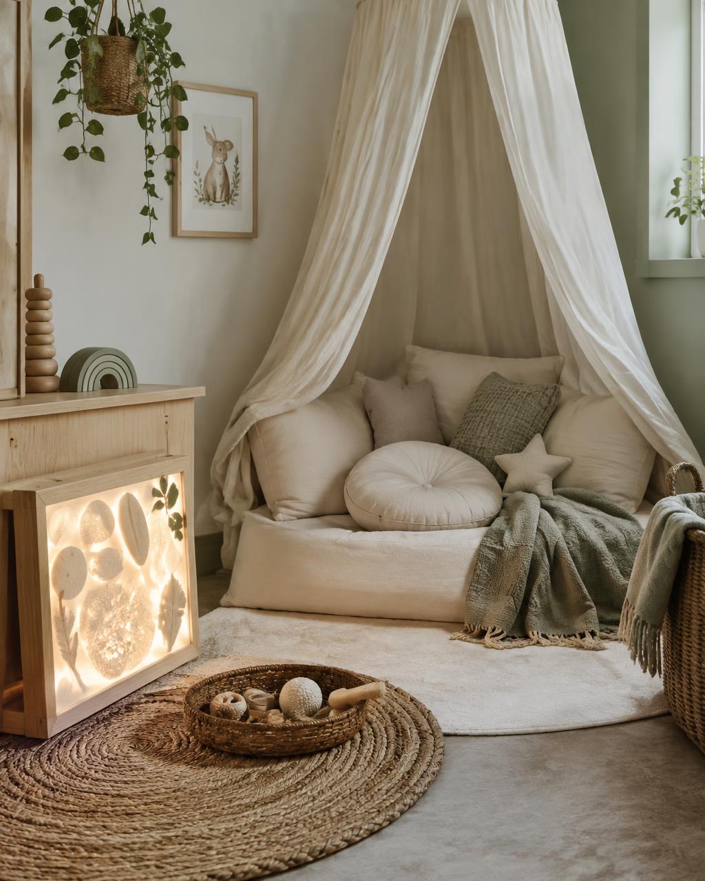Illustrative image of a soft sensory corner